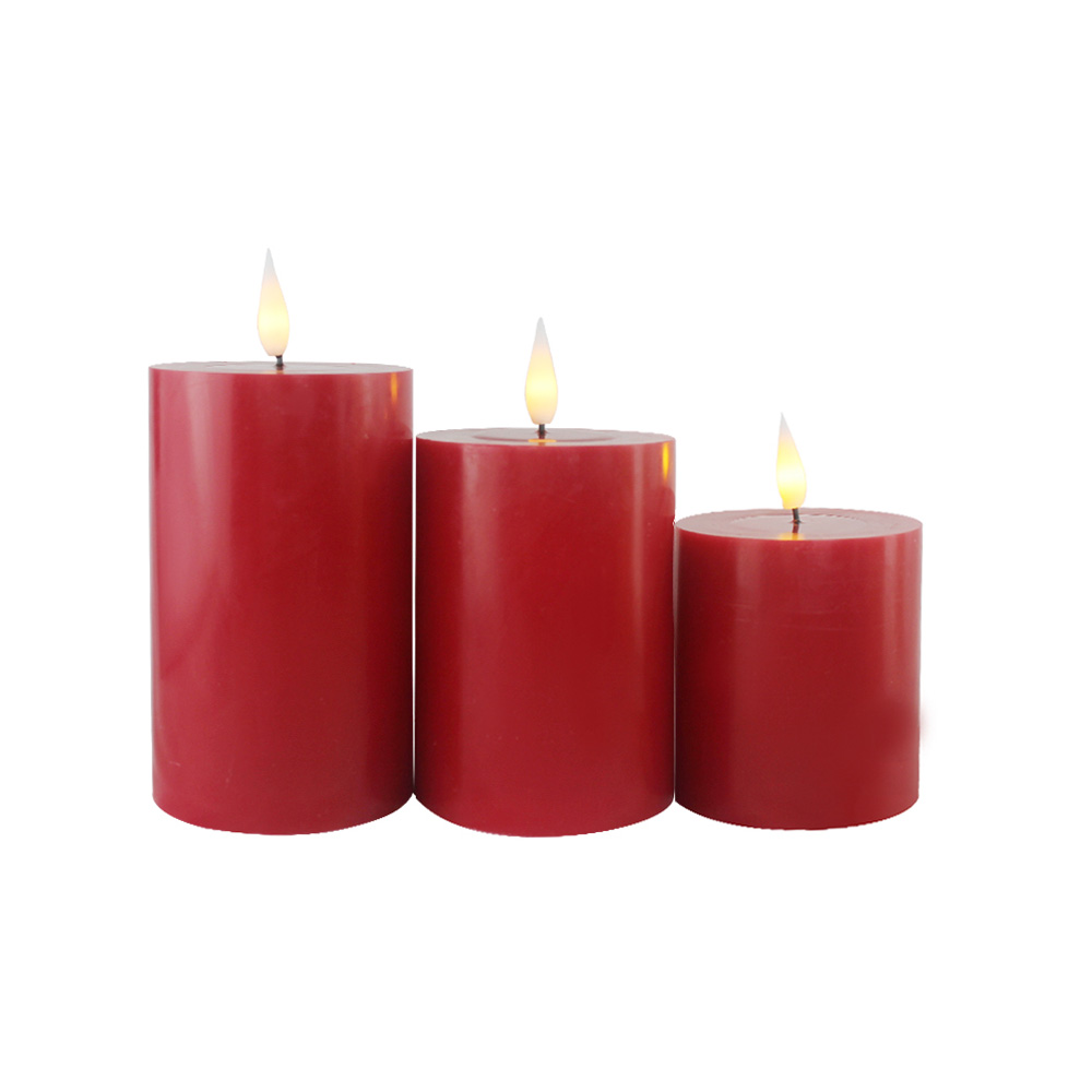 Ebur Eburn 3D Wick Eded Flameless lucerna